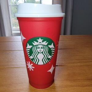 New! Starbucks‎ 25th Anniversary Reusable Red Cup Hot 16oz Grande Collectible
